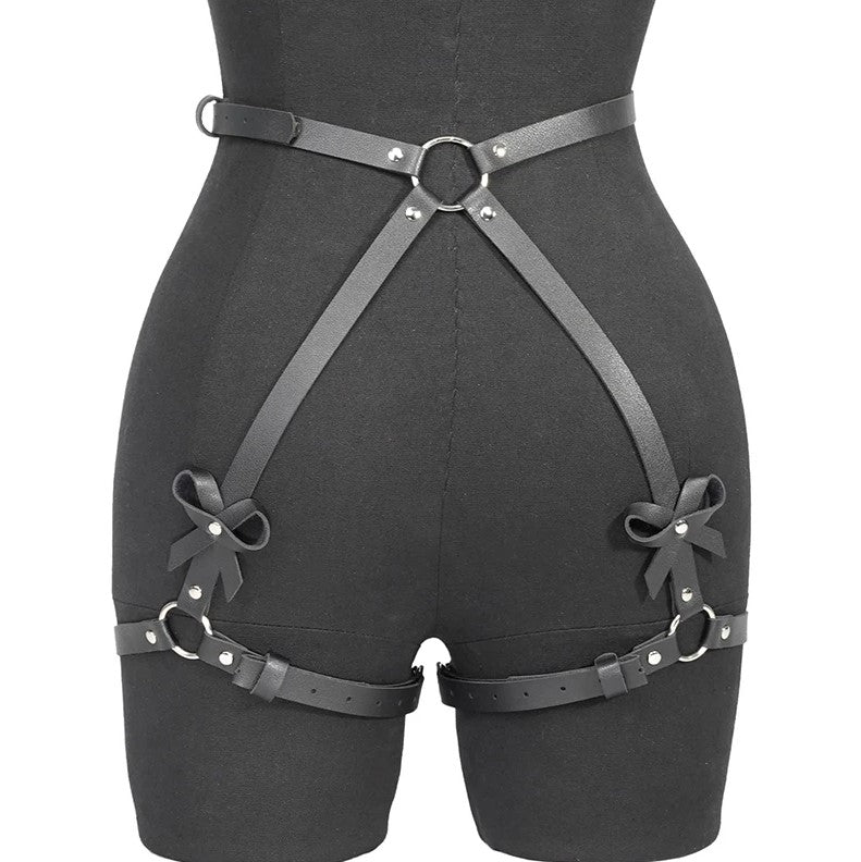 PU Leather Harness Suspender