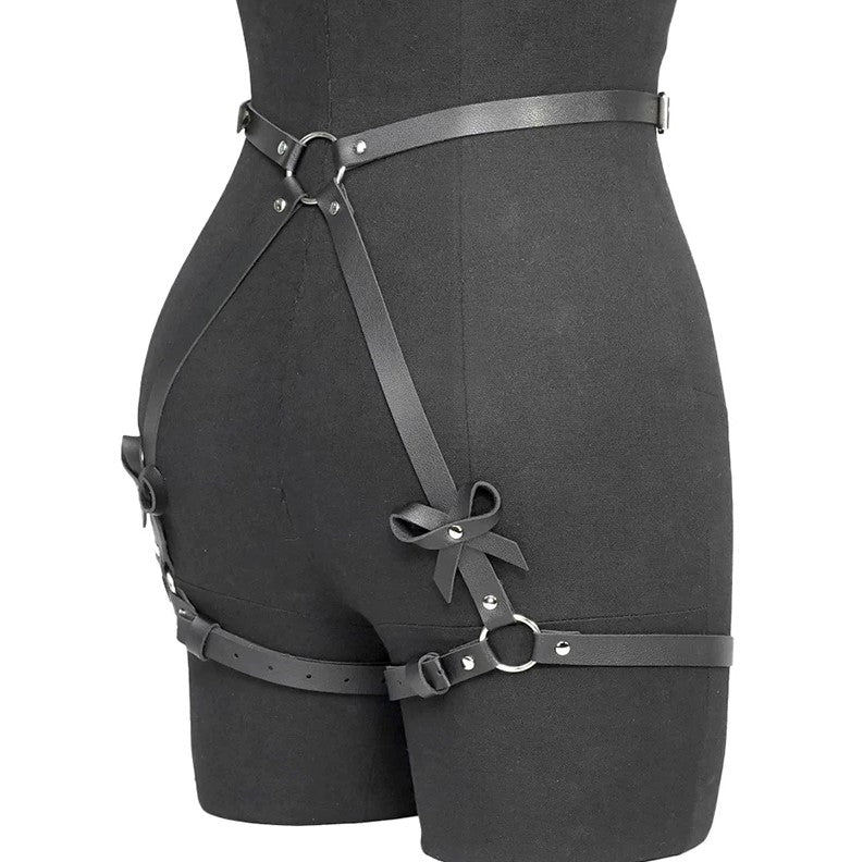 PU Leather Harness Suspender