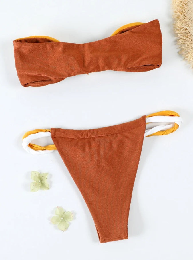 High Cut Strapless Bikini